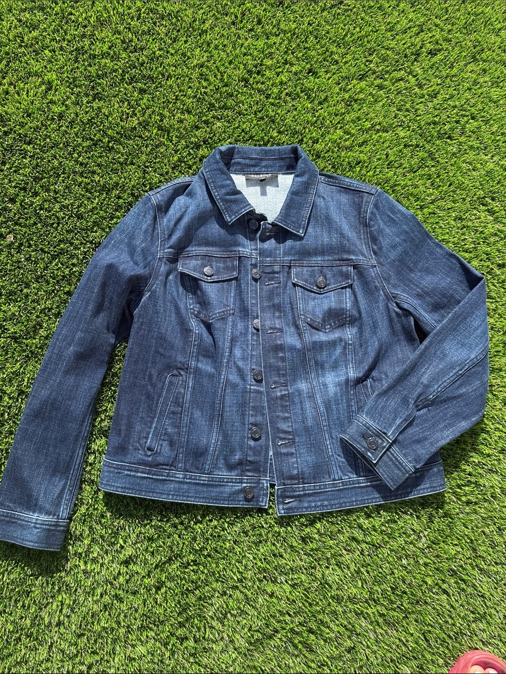 Talbots Dark Blue Denim Jean Jacket